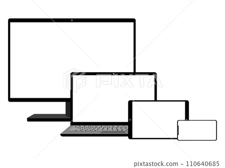 Smartphone, computer, tablet, and LCD monitor 110640685