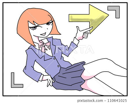 女孩向右顯示 110641025