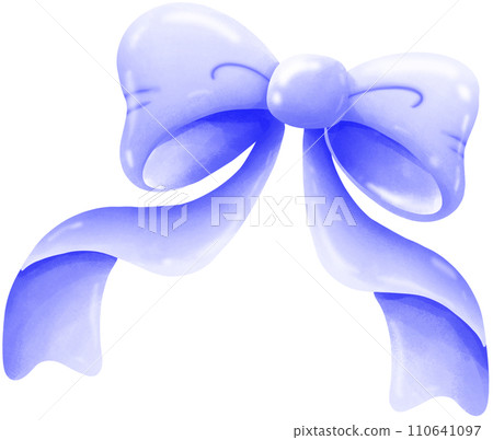 Purple gift bow Purple gift bow 110641097