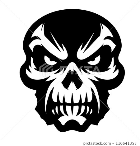 Angry Face Vector Design 110641355
