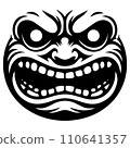 Angry Face Vector Design 110641357