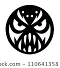 Angry Face Vector Design 110641358