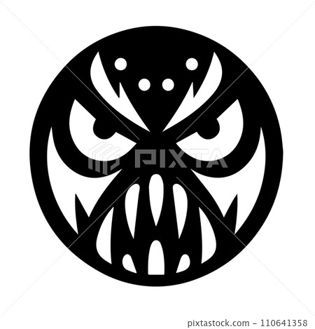 Angry Face Vector Design 110641358