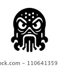 Angry Face Vector Design 110641359