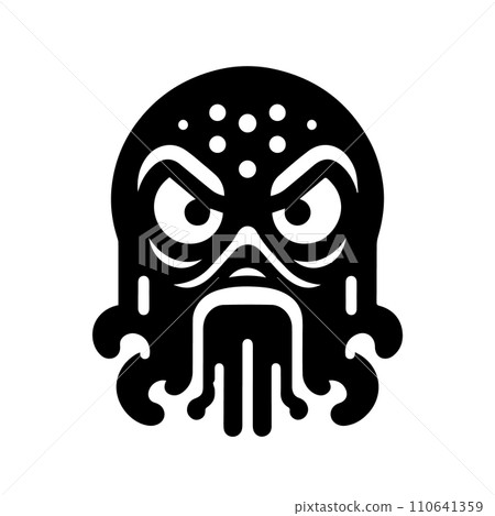 Angry Face Vector Design 110641359