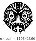 Angry Face Vector Design 110641360