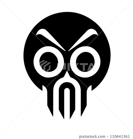 Angry Face Vector Design 110641361