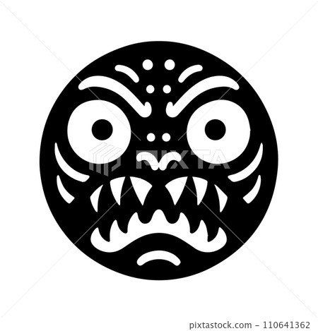 Angry Face Vector Design Angry Face Vector Design 110641362