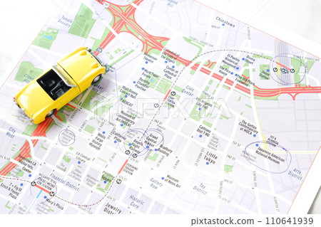 Image of traveling around America by car 110641939