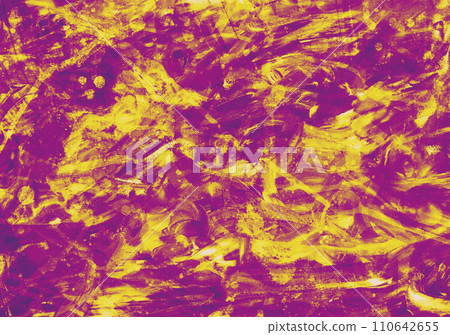 Abstract purple and yellow watercolor style texture background 110642655