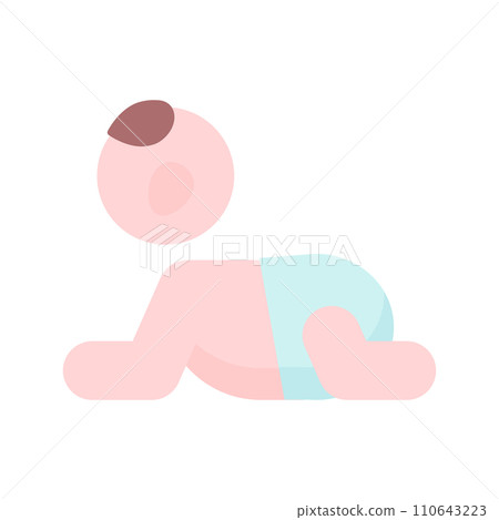 嬰兒爬行 110643223