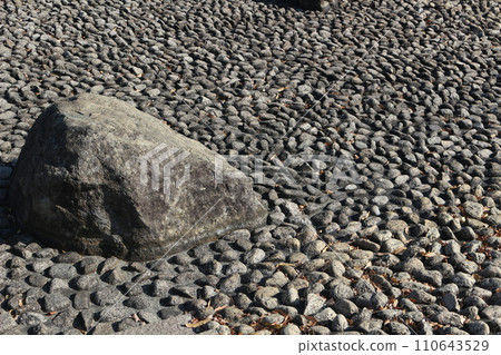 park, pond, stone 110643529