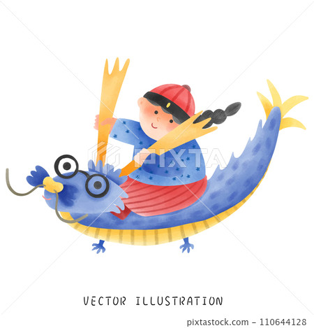 充滿活力與活力：2024年韓國青龍年 110644128