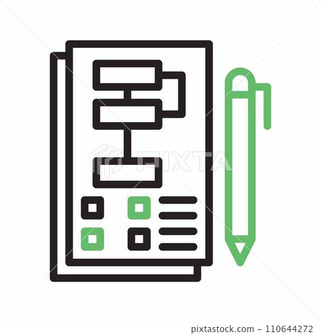 Planning icon vector image. Planning icon vector image. 110644272