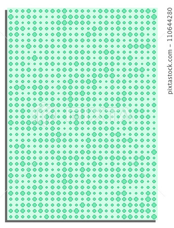 Vertical light green abstract background with tiles, cover, title page of presentation, report, album in A4 format. Template layout for design of printed products. Vector banner 110644280