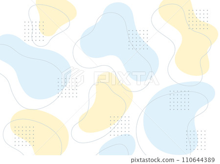 Fluid shapes and geometric pattern background 110644389