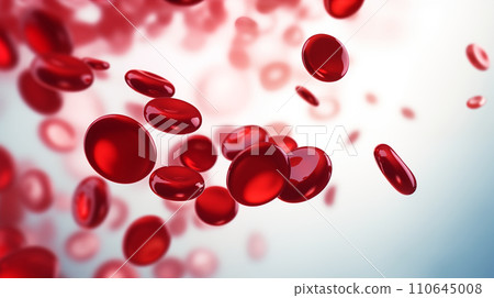 blood red blood cell image 110645008