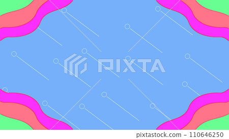 Graphic material for title background [Light blue background] 110646250