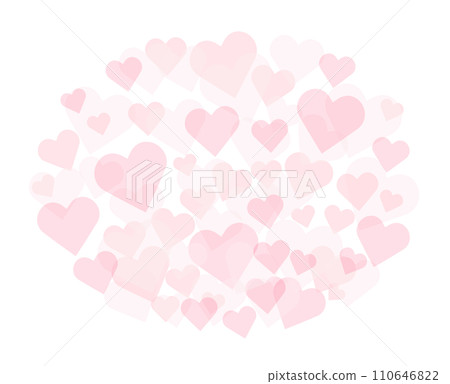 Vector illustration image of pink hearts that can be used for Valentine's Day Vector illustration image of pink hearts that can be used for Valentine's Day 110646822