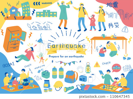 人們為大地震做準備 110647345