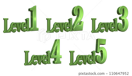 3DCG characters [Level1/Level2/Level3/Level4/Level5] Green, Green 110647952