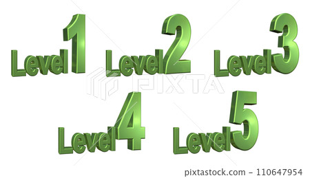 3DCG characters [Level1/Level2/Level3/Level4/Level5] Green, Green 110647954