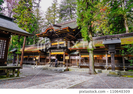 The Hall of Worship Suwa Taisha Shimosha Harumiya (Suwa City, Nagano Prefecture) 110648309