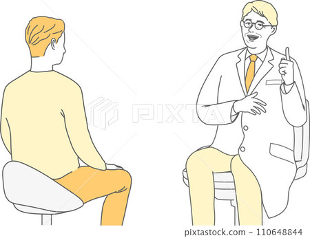 醫生，男性，聽診斷的男人 110648844