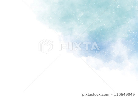 淡綠松石水彩背景 110649049