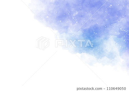 藍色水彩背景 藍色水彩背景 110649050