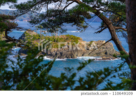 [海素材] 五石海岸的風景[岩手縣] 110649109