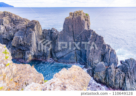 [Sea material] Scenery of Goishi coast [Iwate Prefecture] 110649128