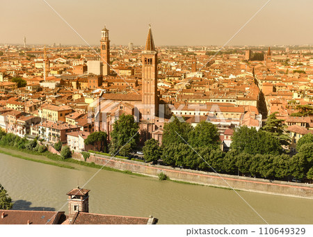 Verona cityscape, Verona, Italy Verona cityscape, Verona, Italy 110649329
