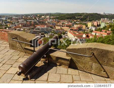 View of city Brno from Spilberk Castle, Czech Republic. View of city Brno from Spilberk Castle, Czech Republic. 110649377