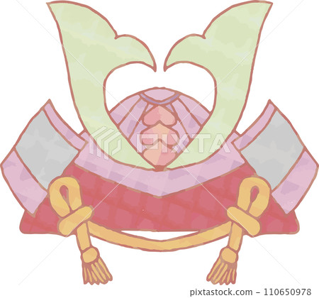 Illustration of a helmet in light colors (Boys' Festival/Children's Day) Illustration of a helmet in light colors (Boys' Festival/Children's Day) 110650978