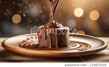 Delicious chocolate cake (AI generated) Delicious chocolate cake (AI generated) 110651428