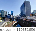 Kanda River and buildings seen from Hijiri Bridge 110651650