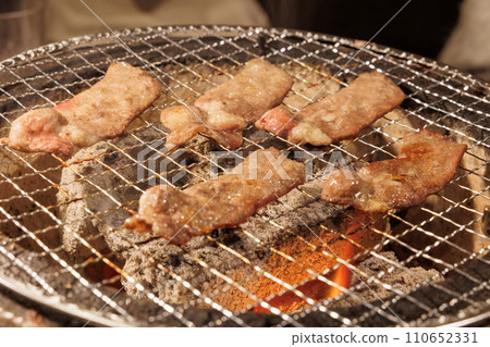 Charcoal grilled beef tongue Charcoal grilled beef tongue 110652331