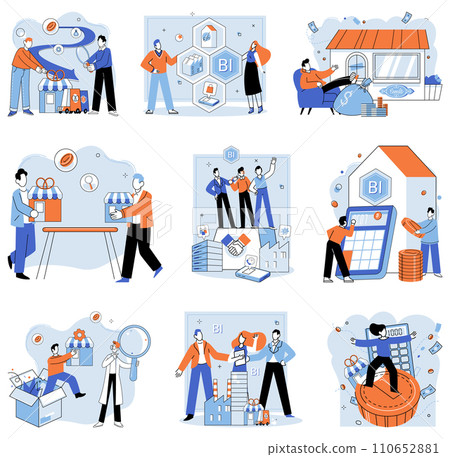 Local business. Vector illustration. Business finance and industry insights provide valuable information for making informed decisions Developing sound business strategy is essential for businesses Local business. Vector illustration. Business finance and industry insights provide valuable information for making informed decisions Developing sound business strategy is essential for businesses 110652881