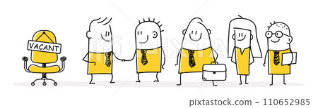 People waiting for interview. People waiting for interview. 110652985