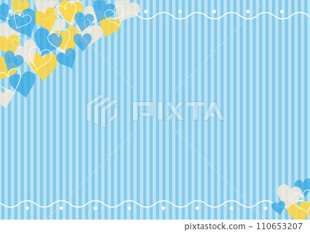 白色情人節背景與心和條紋-水平-1 白色情人節背景與心和條紋-水平-1 110653207