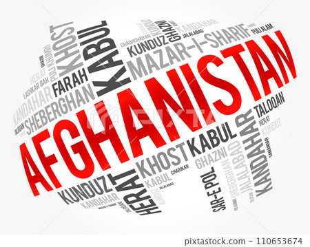 List of cities and towns in Afghanistan, word cloud collage, business and travel concept background List of cities and towns in Afghanistan, word cloud collage, business and travel concept background 110653674