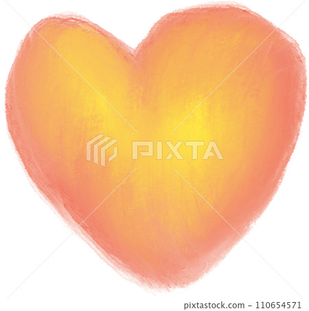 Watercolor heart 110654571