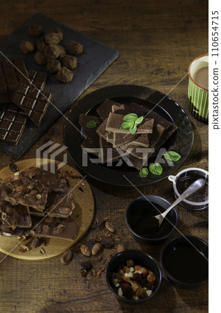Chocolate Valentine's Day Vertical Position 110654715