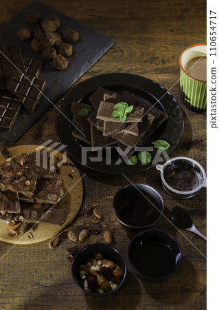 Chocolate Valentine's Day Vertical Position 110654717