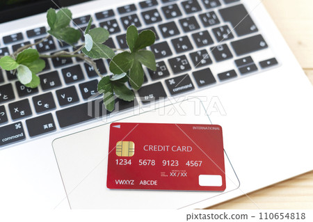 Credit card online shopping Credit card online shopping 110654818