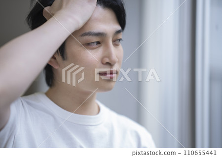 Young men men's beauty image portrait 110655441