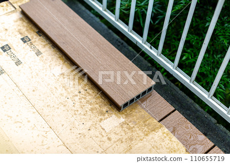 Wood deck construction Wood deck construction 110655719
