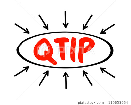 QTIP Qualified Terminable Interest Property - allows a spouse to give a life estate in property to his or her spouse without incurring the federal gift tax, acronym text with arrows QTIP Qualified Terminable Interest Property - allows a spouse to give a life estate in property to his or her spouse without incurring the federal gift tax, acronym text with arrows 110655964