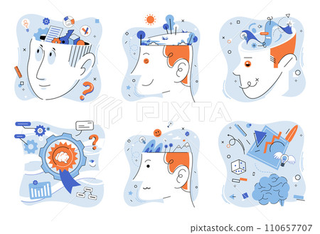Positive thinking. Vector illustration. The positive thinking metaphor connecting dots helps us understand complex concepts Self-reflection is essential for personal growth Inspiration fuels our drive Positive thinking. Vector illustration. The positive thinking metaphor connecting dots helps us understand complex concepts Self-reflection is essential for personal growth Inspiration fuels our drive 110657707